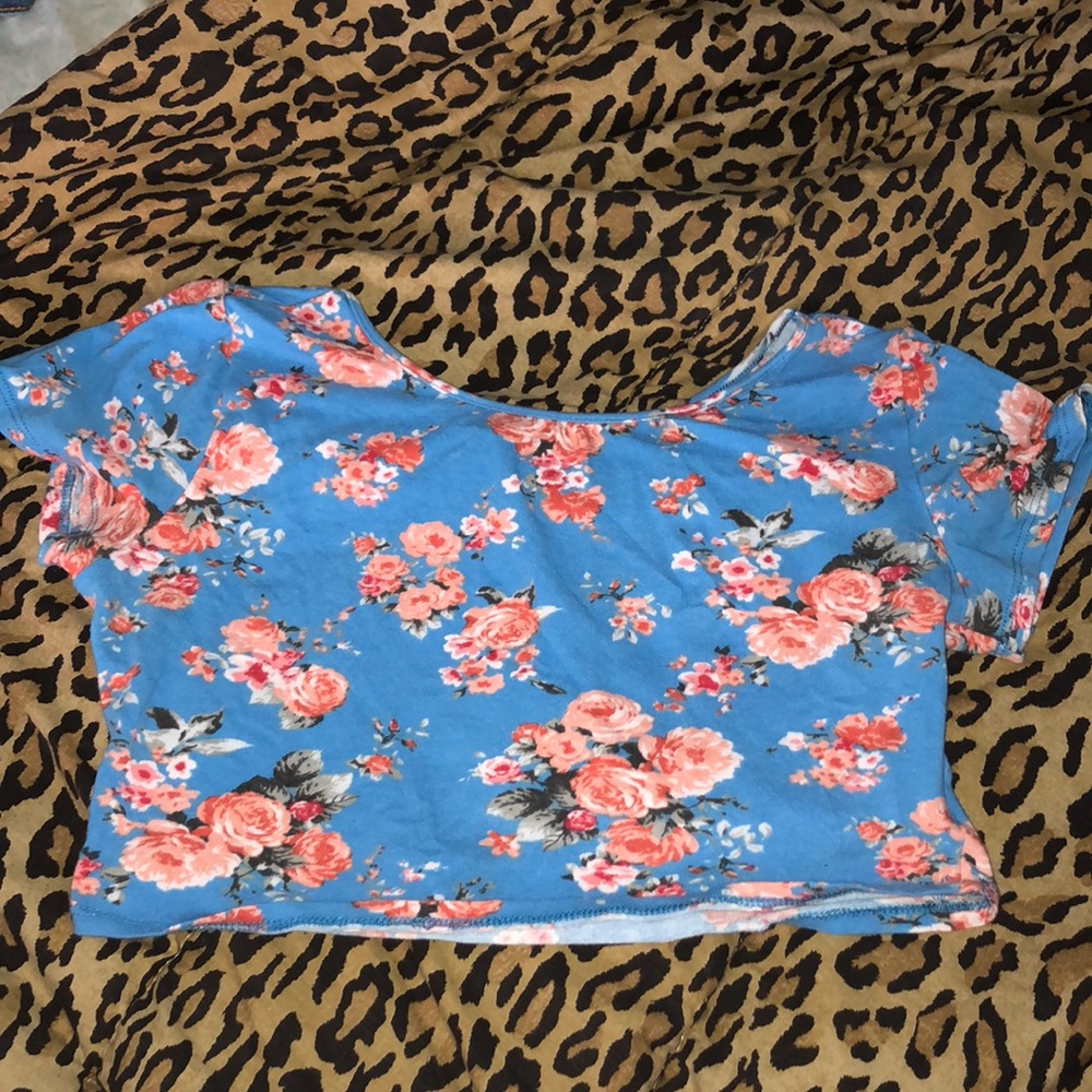 Women’s Medium Blue Crop Top